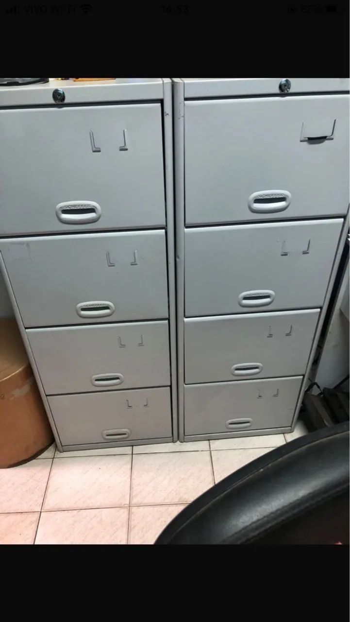 Arquivos de aço para escritório