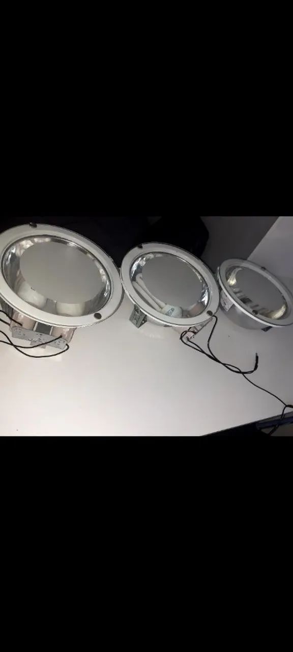 9 luminárias de embutir OPORTUNIDADE  - Foto 2
