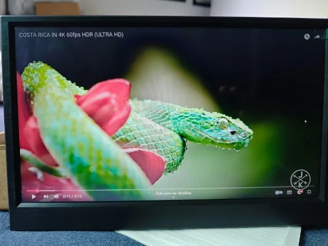 Monitor portátil 11,6" 768p - segunda tela hdmi xbox ps4 switch etc - Foto 3
