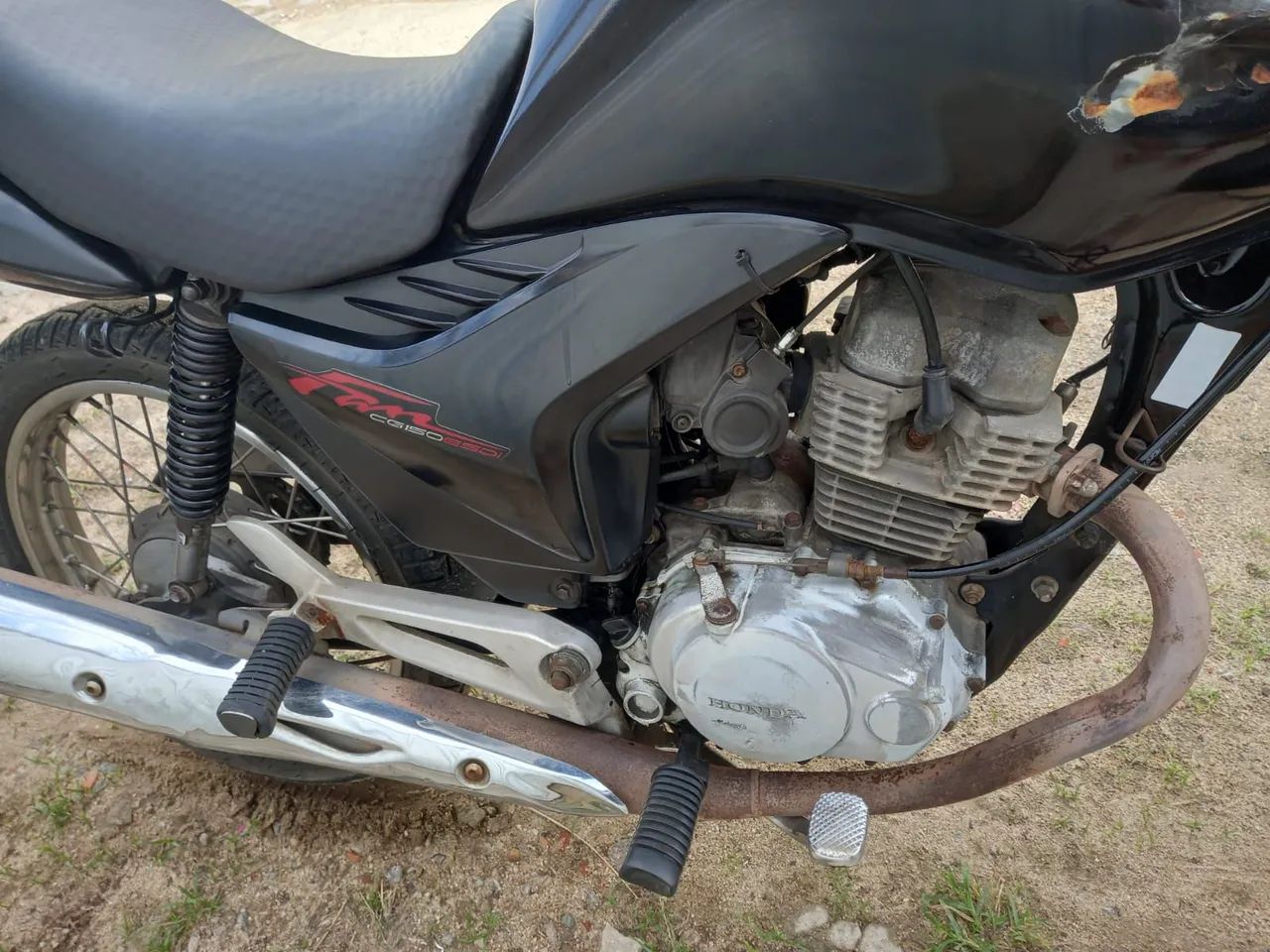 Moto Honda CG 150 - Preta - 2007 - Foto 4