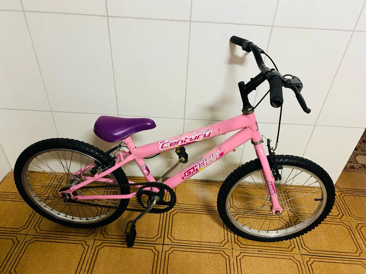 Bicicleta infantil aro 20 rosa