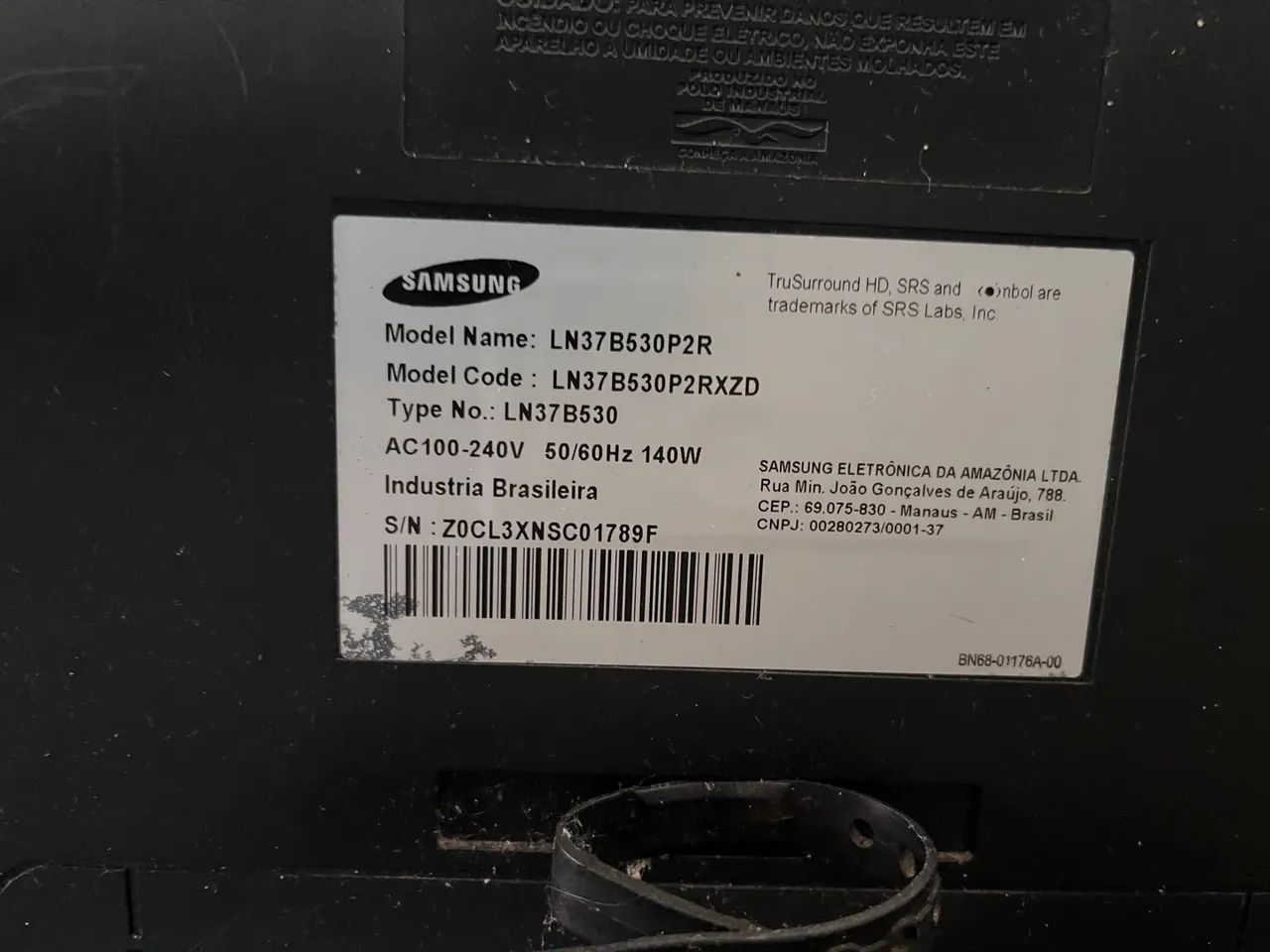 TV Samsung defeito - Foto 2