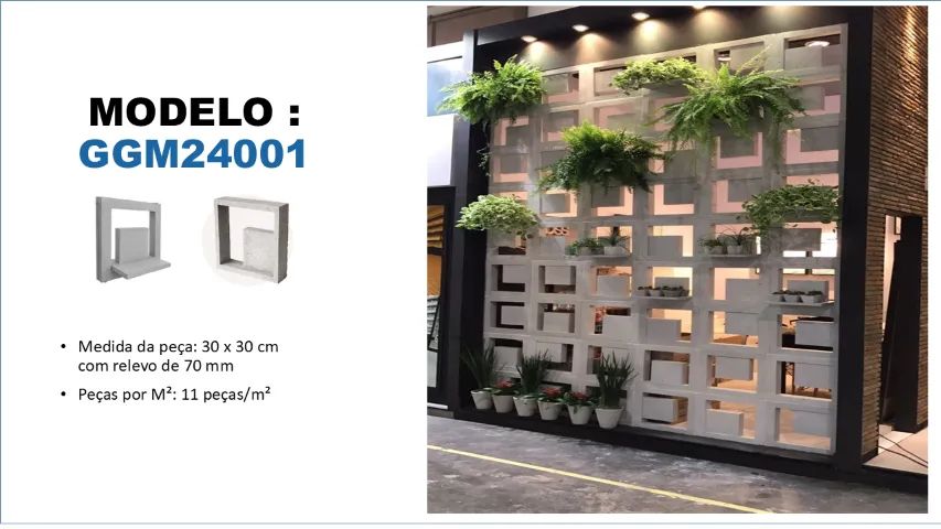 cobogó dupla face acabamento dos dois lados - Foto 4