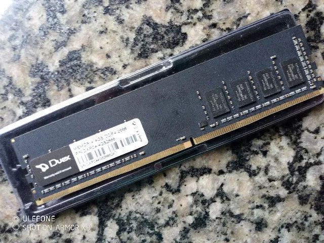 MEMORIA RAM DDR4 DUEX, 4GB, 2666MHz, SEMI NOVA POUCO TEMPO DE USO. - Foto 2