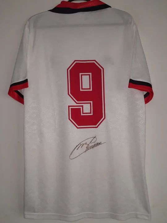 Milan Final Champions 1989 #9 Van Basten Autografada Certificada 