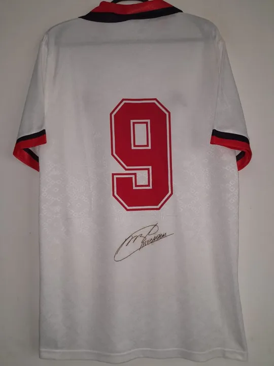 Milan Final Champions 1989 #9 Van Basten Autografada Certificada