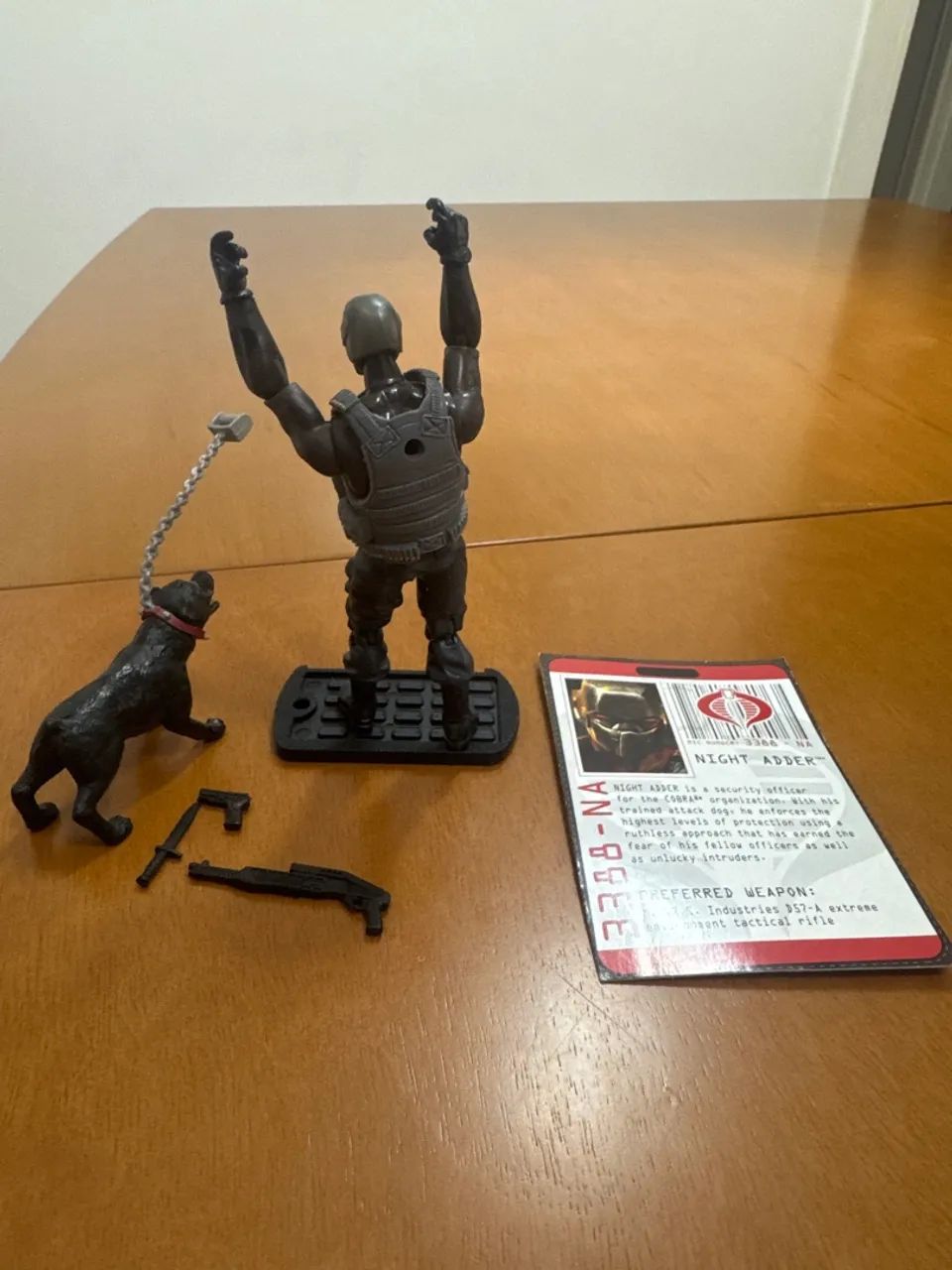 Boneco Gi Joe Night Adder Cobra - Colecionável - Foto 3