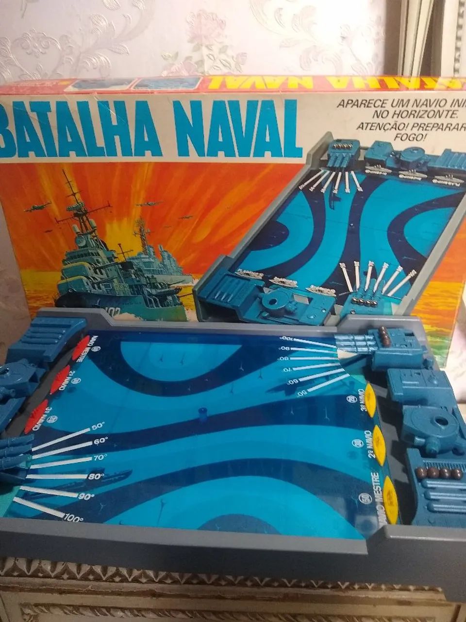 Jogo  Batalha Naval Glasslite/ perfeito estado