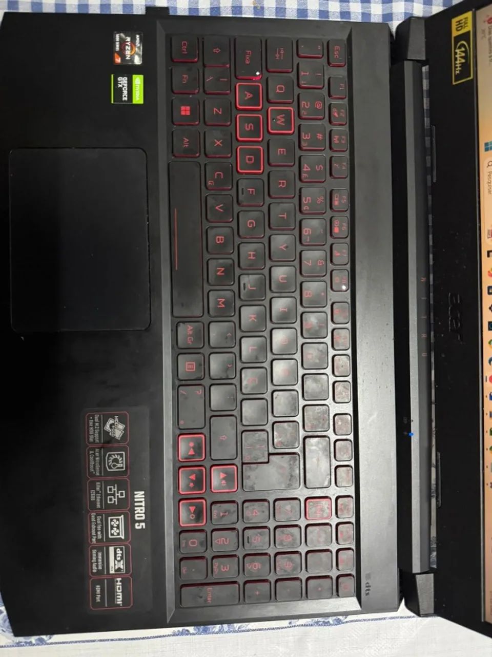 Notebook Gamer Acer Nitro 5 AN515-45-R0M5 AMD Ryzen R7-5800H - Foto 6