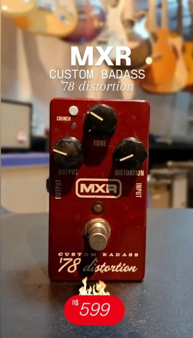 MXR Custom Badass '78 Distortion - Pedal de Efeito