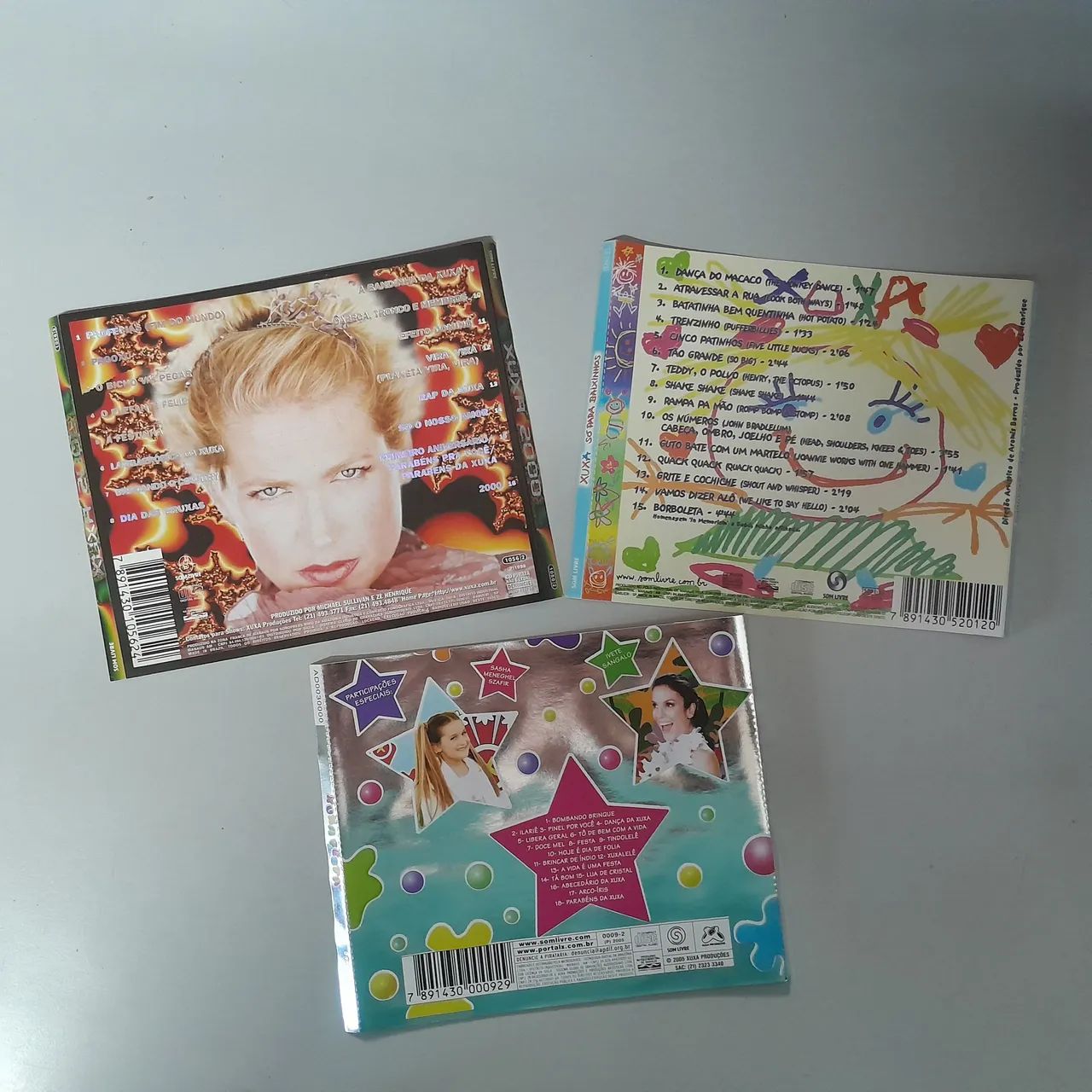 3 CD inserts by Xuxa64962157025539121