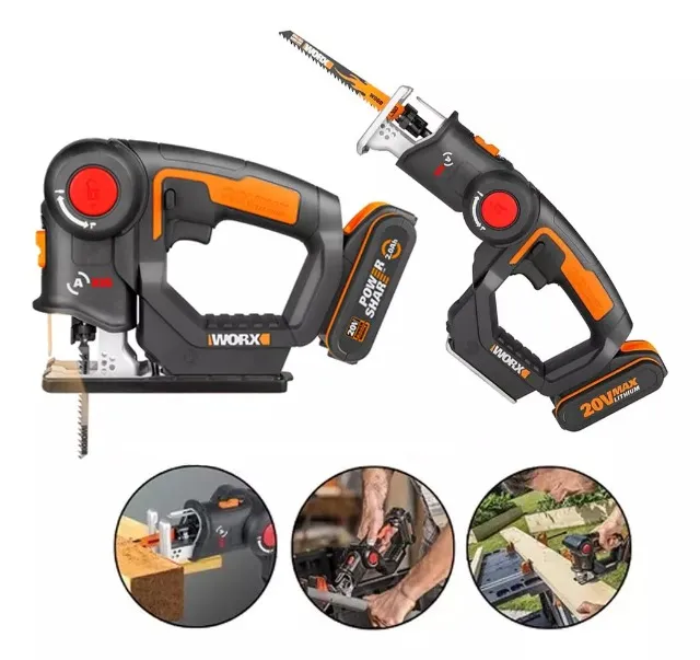 Serra Tico Tico Sabre 2 Em 1 À Bateria 20v Bivolt Wx550 Worx