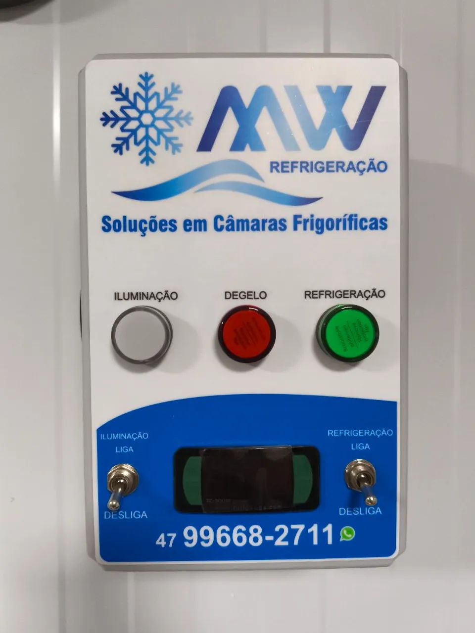Painel de Controle para Câmaras Frigoríficas