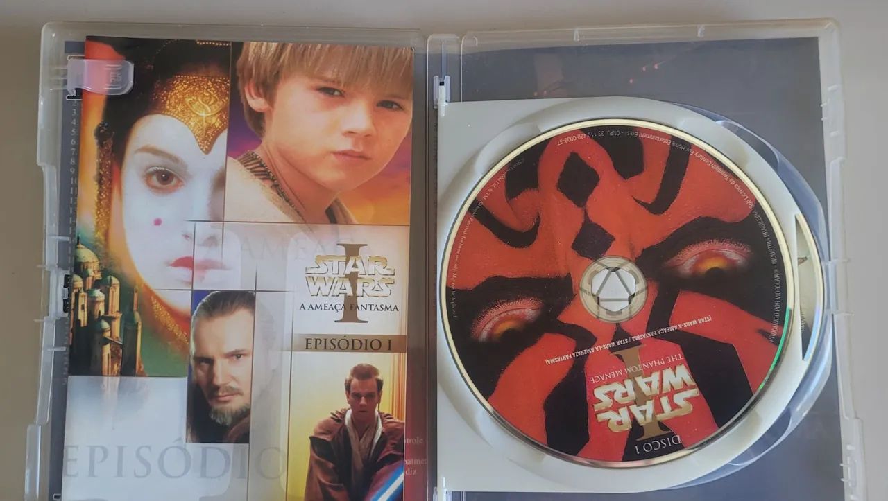 Star Wars DVD Ataque dos Clones e A Ameaça Fantasma - Foto 3