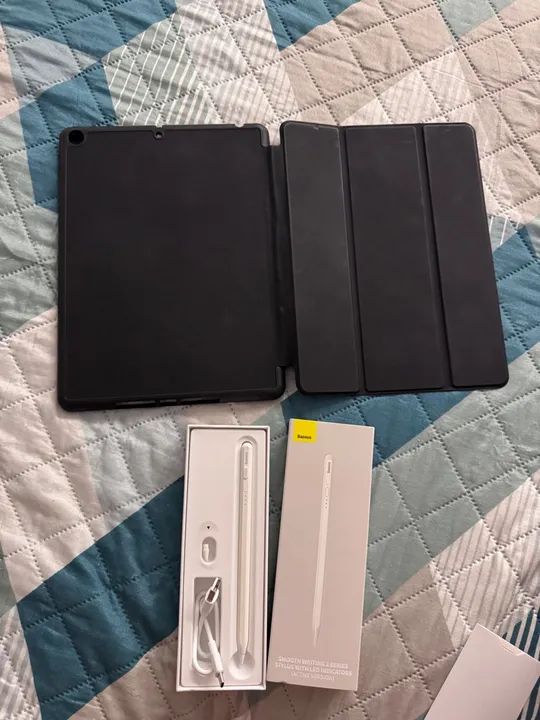 Ipad 9ª + acessórios - Garantia de fábrica - Perfeito estado - Foto 5