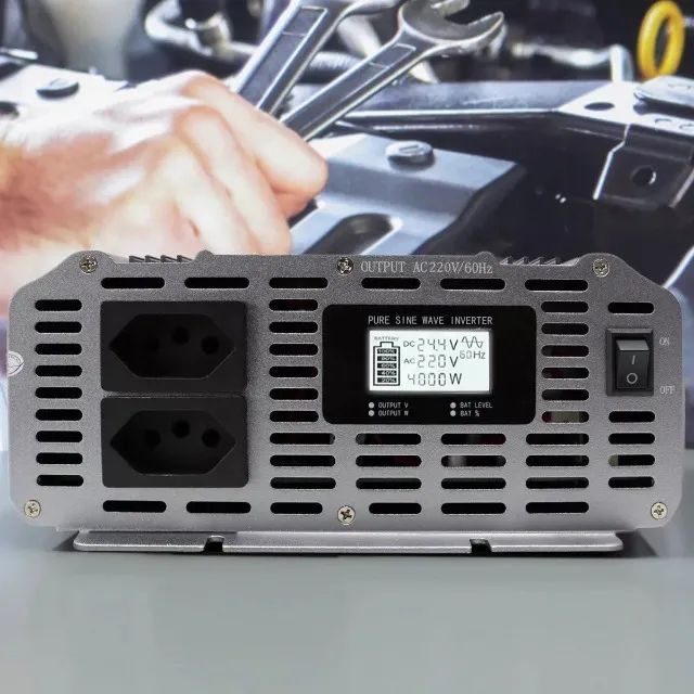 Inversor Conversor De Tensão 12v Para 220v Onda Senoidal Pura 4000w Knup KP 587A - Foto 5