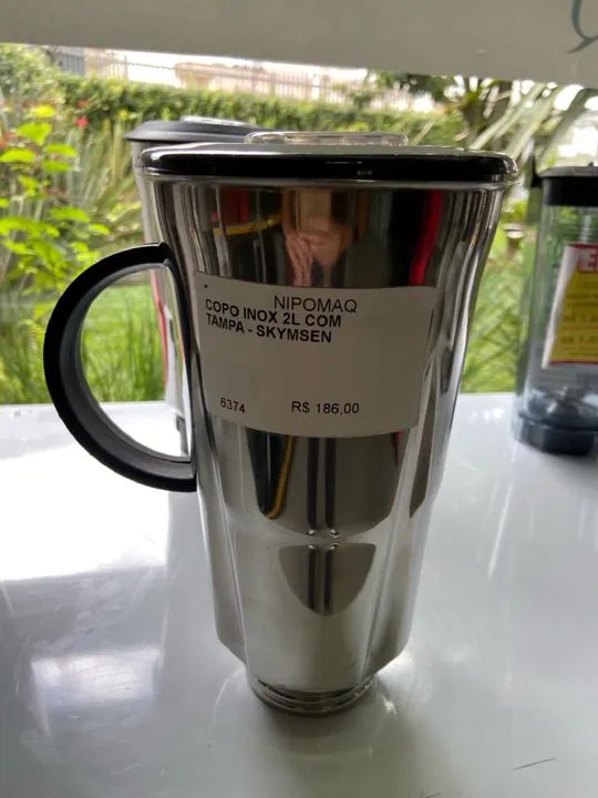 COPO INOX 2L COM TAMPA - SKYMSEN 