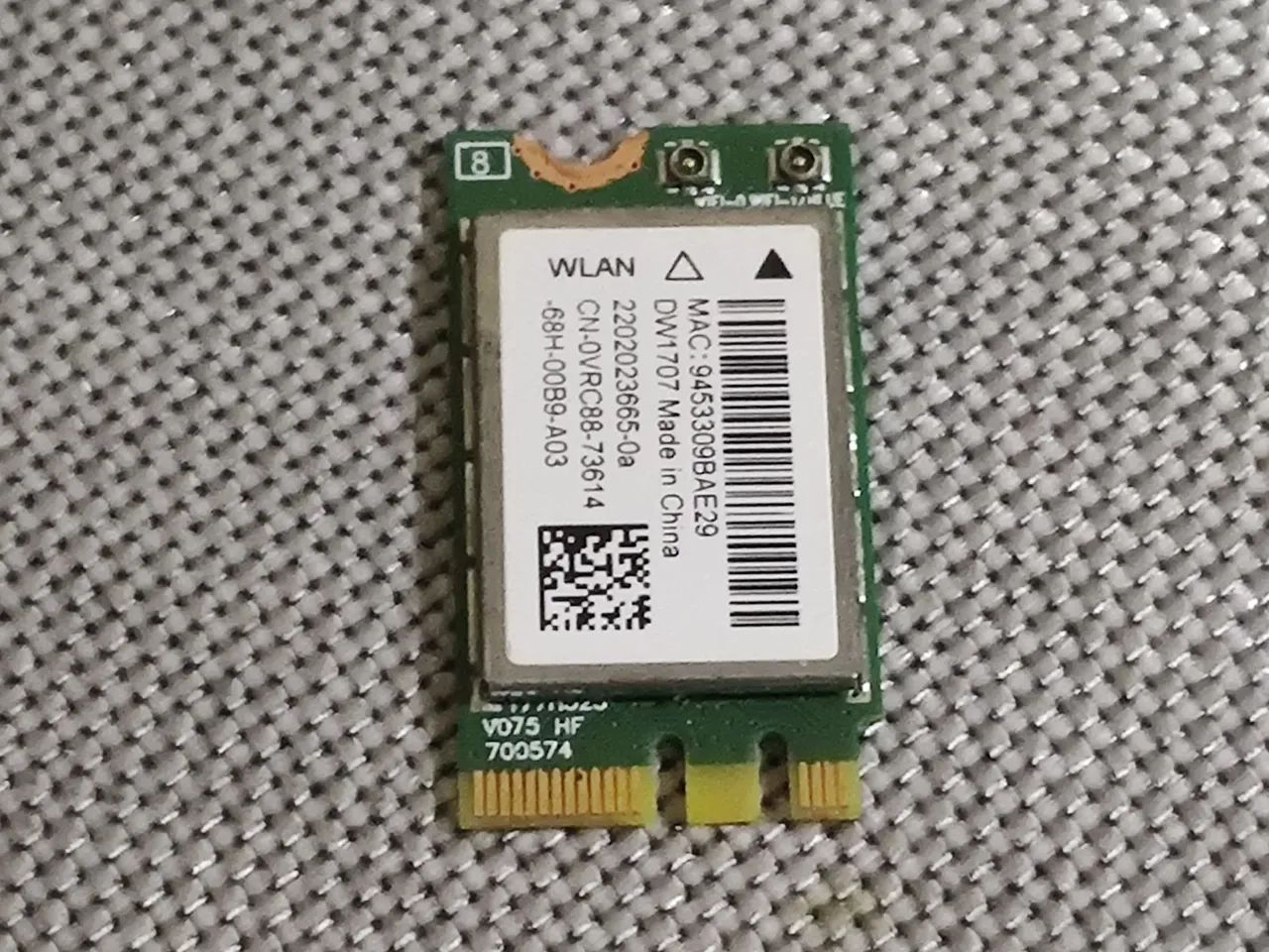 Adaptador placa de rede wi-fi bluetooth para notebook DW1707 - Foto 5