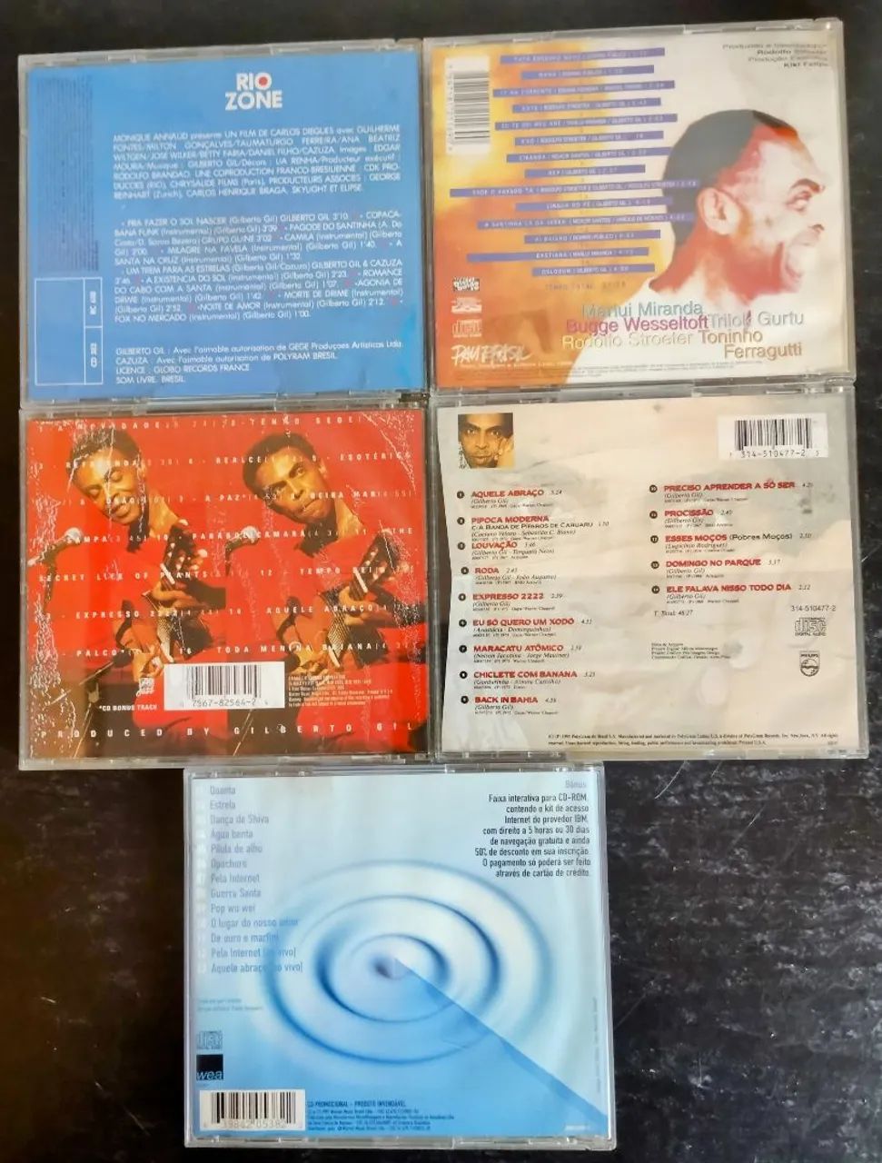 CD - Kit 5 CDs Gilberto Gil  - Foto 2
