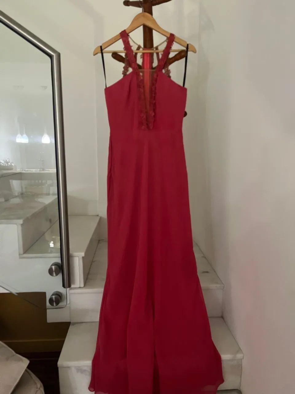 Vestido de festa rosa