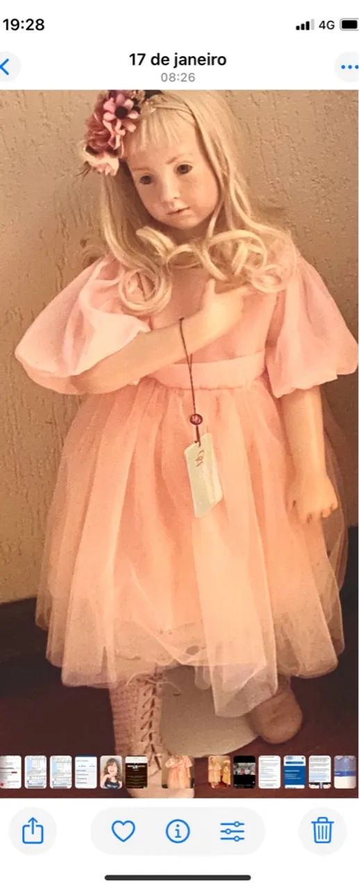 Boneca de Porcelana de Hildegard Gunzel - Foto 5