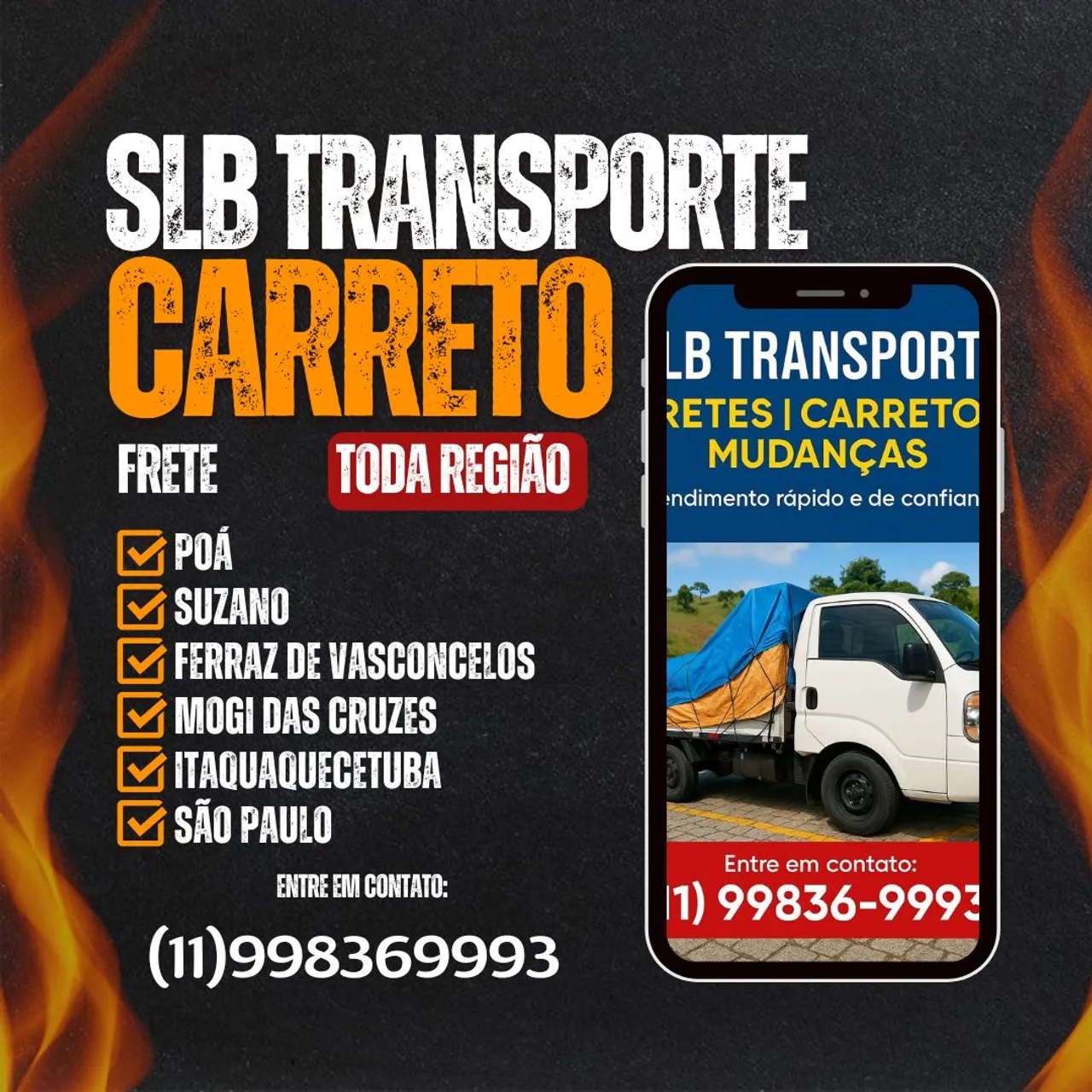 Carreto Mudança Frete retira móveis Doações Poá Suzano Ferraz Mogi das cruzes São Paulo