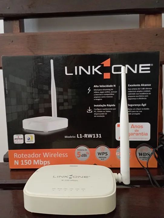 Roteador Wireless Link One L1-RW131 N 150 Mbps - Foto 2