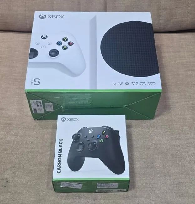 Console Xbox Series S, 512 Gb Ssd +Extra Controle S/ Fio, Novo, Nota e Garantia