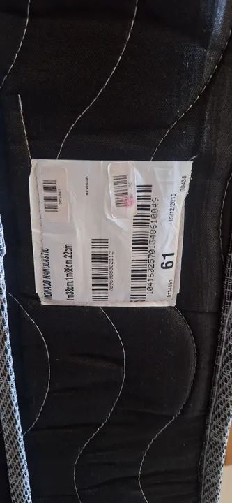 Colchão e base Box de Casal em ótimo estado - Foto 3