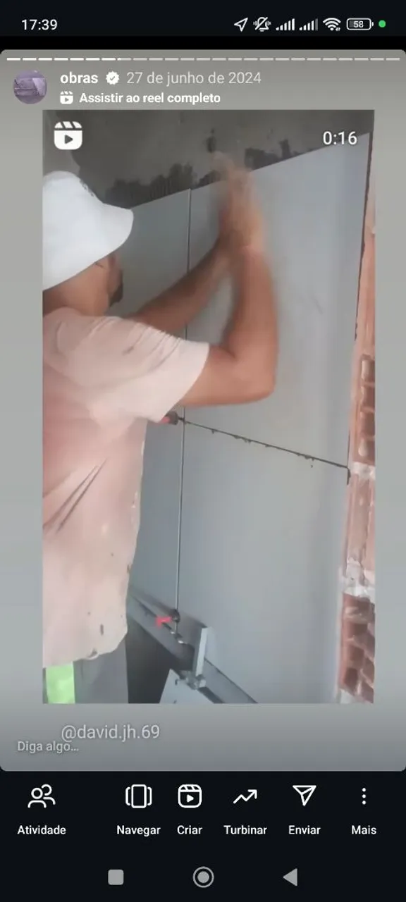 Aplicação de revestimento cerâmica e porcelanato.