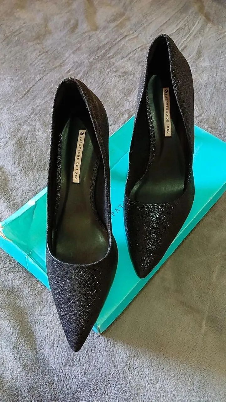 Salto sapatinho de luxo a pronta entrega 