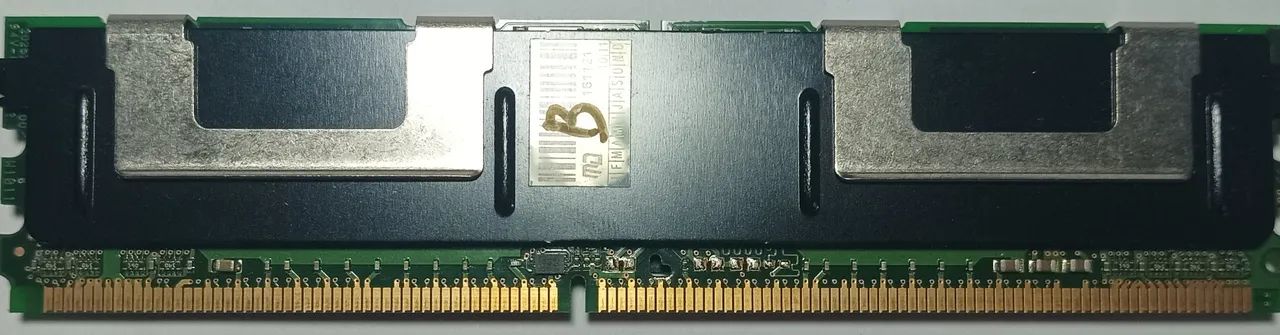 Memória FB Dimm Serv. Kingston 2gb 2rx8 pc2 5300F  1.8V - Foto 2