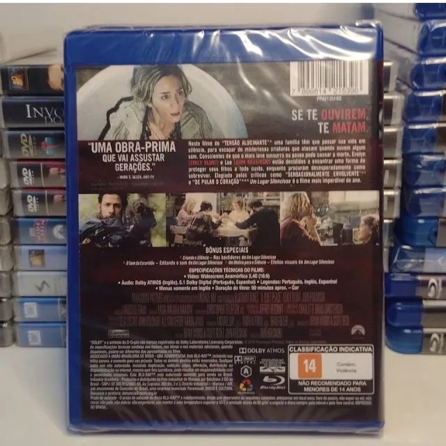 Filme Um Lugar Silencioso blu-ray - Lacrado e original - Foto 5