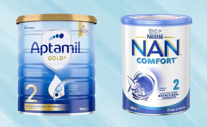 Latas vazias de fórmula 