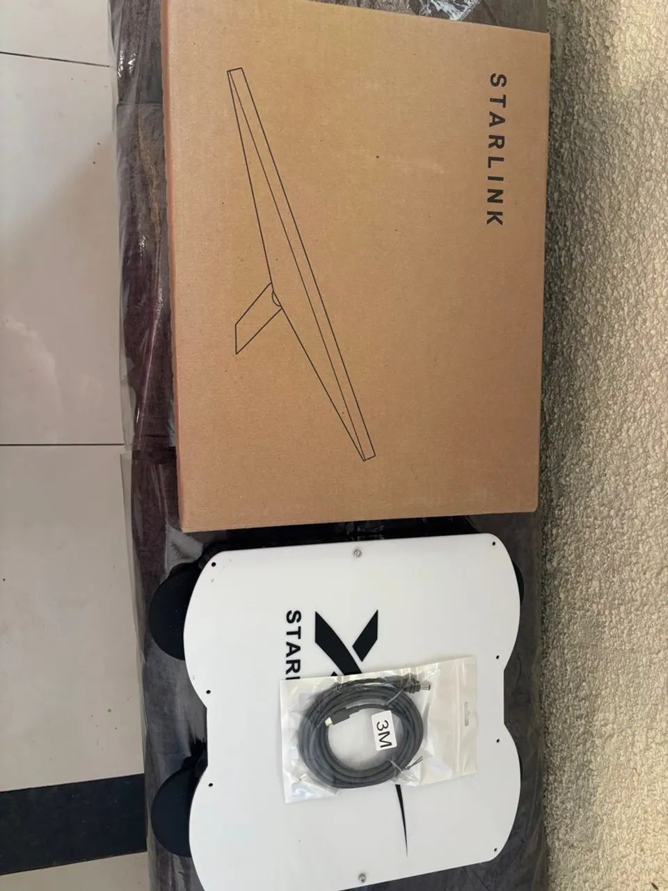 Starlink mini + case veícular + cabo, passamos cartão de crédito até 10x