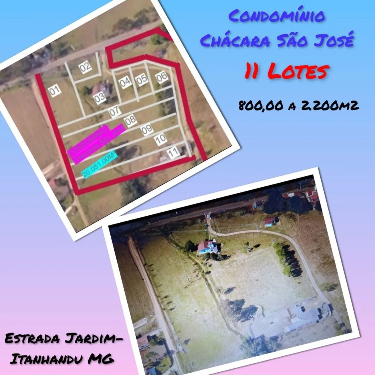 Condominio Chácara São José  ITANHANDU MG 