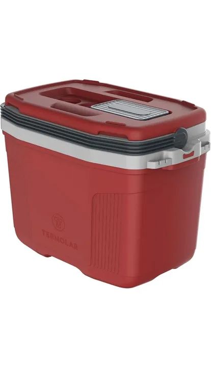 Entrega Grátis- Caixa Térmica(Cooler) Termolar 32 Litros, Vermelho - Produto Novo - Foto 2