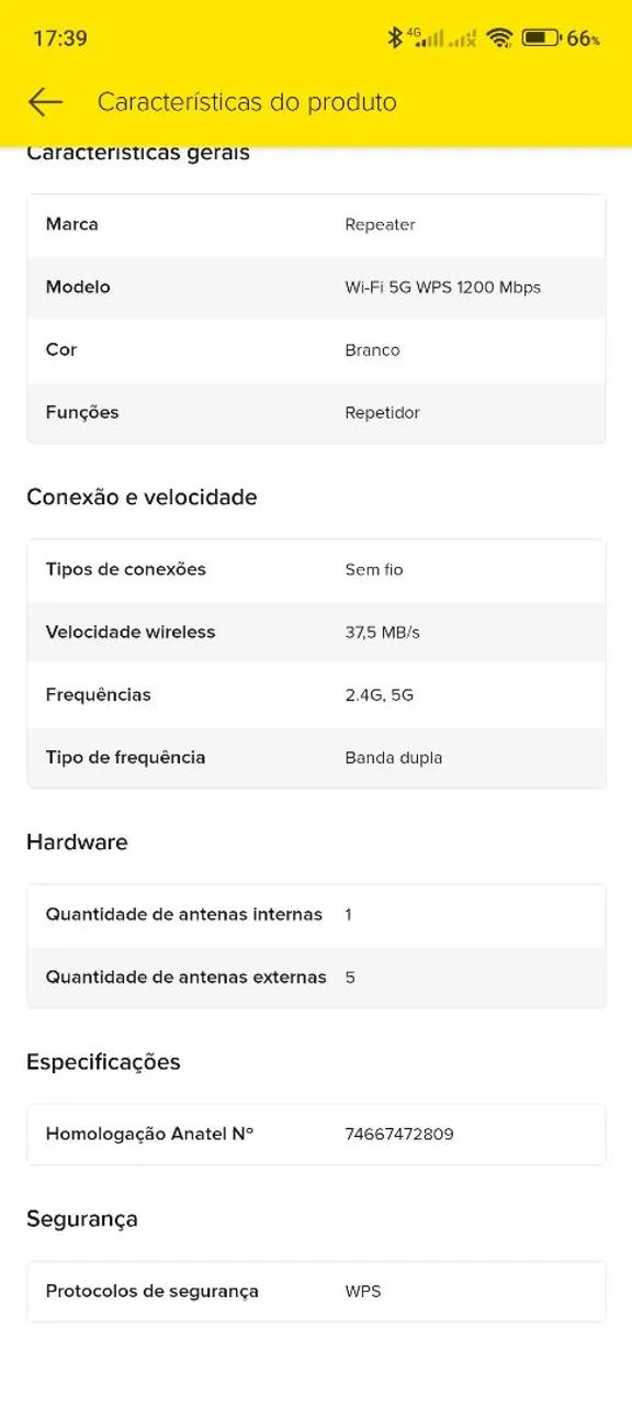 Repetidor de Sinal Wi-Fi Dual-Band 1200Mbps - Fenví - Foto 5