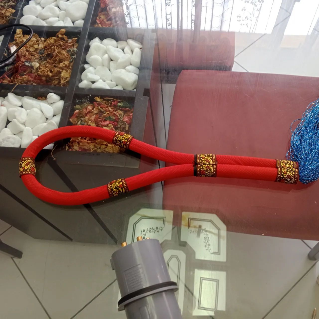 Mongkol vermelho projied muaithai usado  - Foto 2