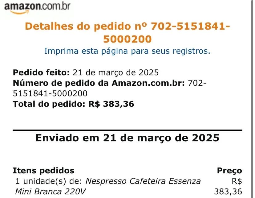 Máquina de Café Nespresso - Branca - Foto 4