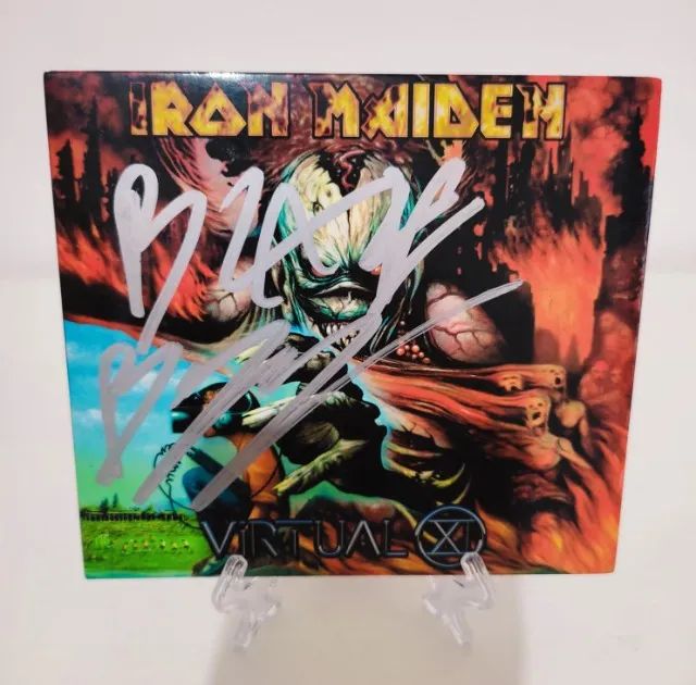 CD Iron Maiden - Virtual X Digipack Autografado