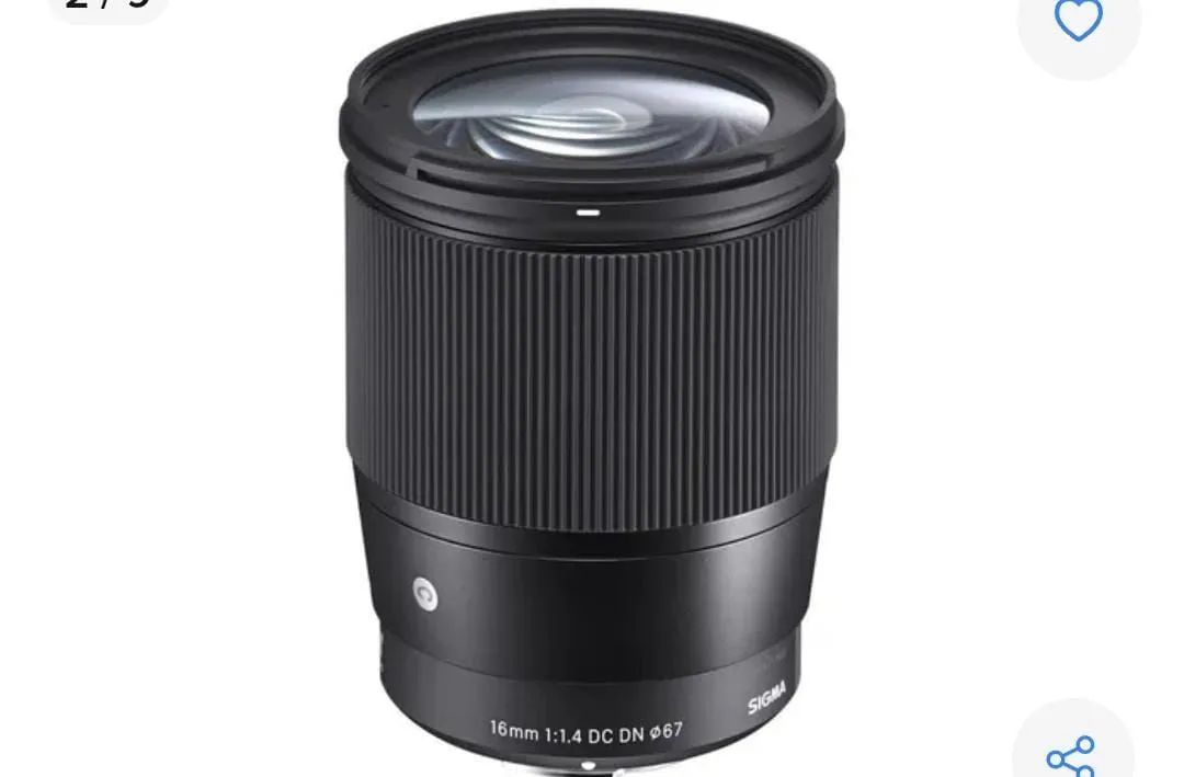 Lente sigma 16mm 1.4 para sony - Foto 2