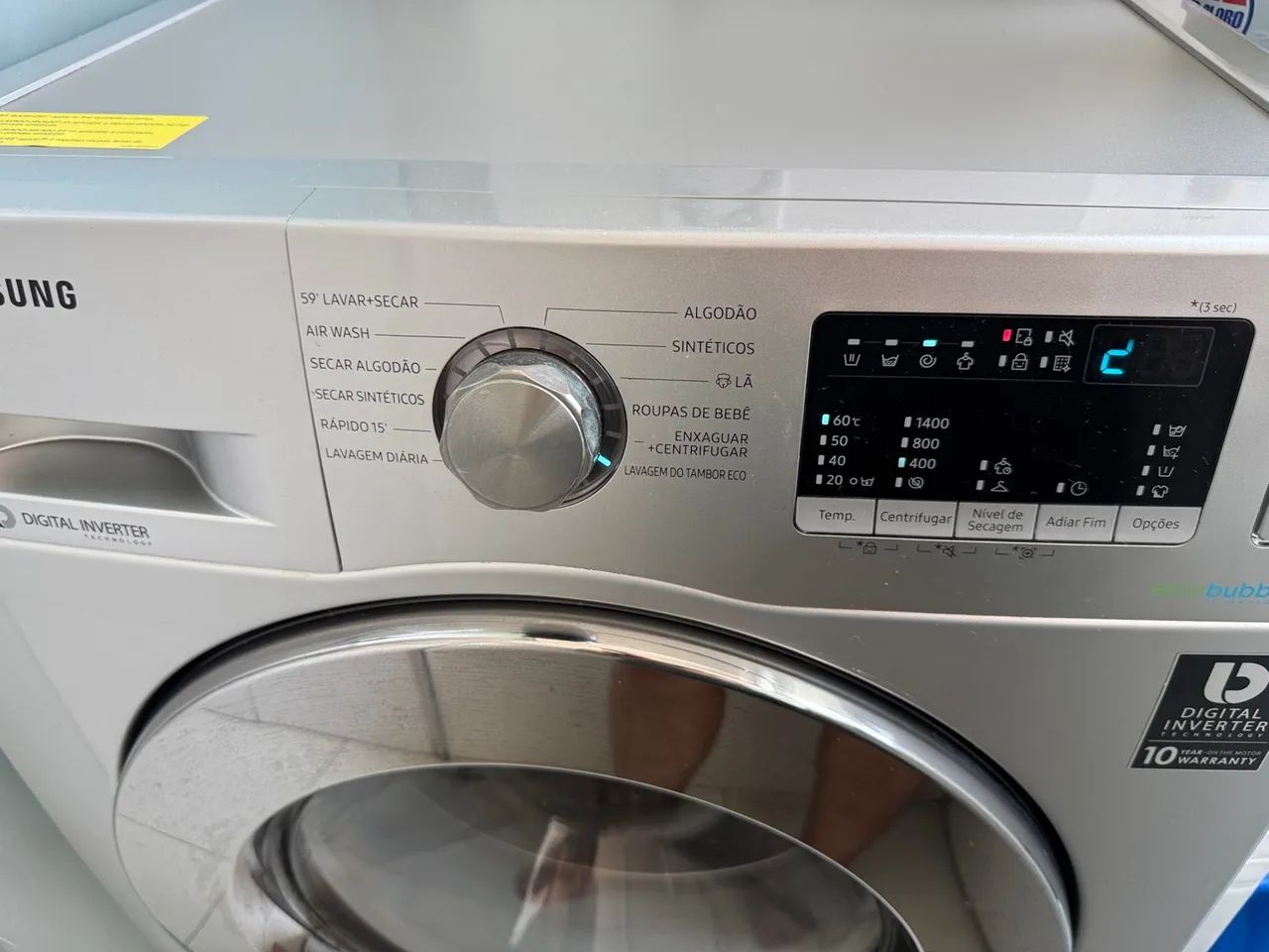 Máquina de Lavar e Secar Samsung 11kg EcoBubble - Foto 2