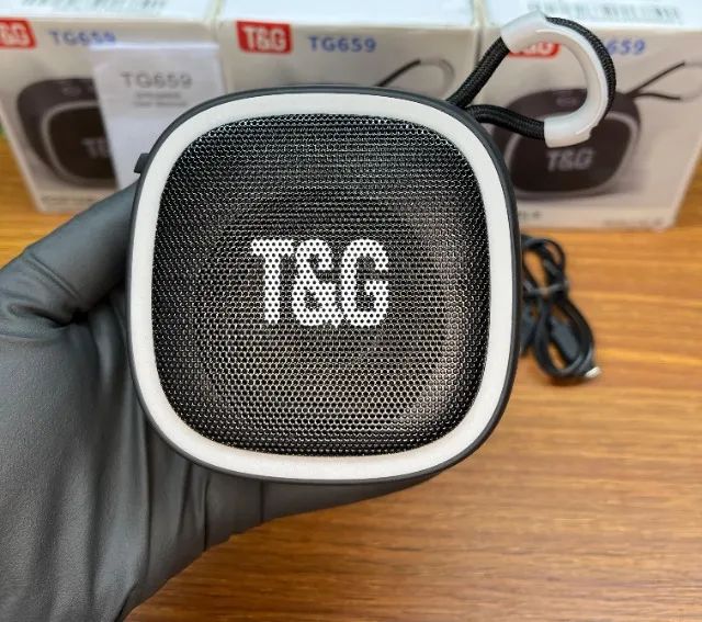 Caixa de Som Bluetooth T&G 659 - Com Rádio FM, Pendrive e Tecnologia TWS, Entrega Grátis - Foto 5