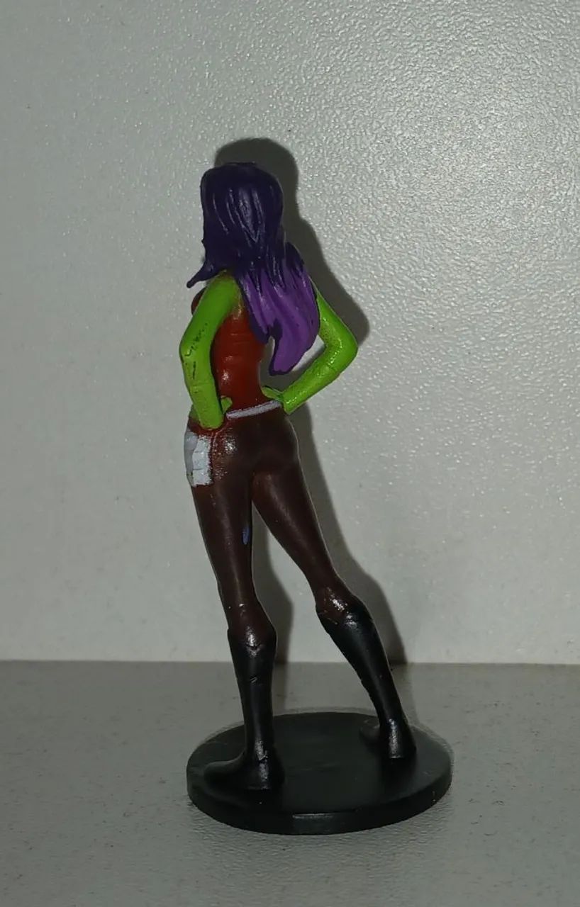 BONECO MINIATURA ORIGINAL MARVEL GUARDIÕES DA GALAXIA GAMORA - Foto 2