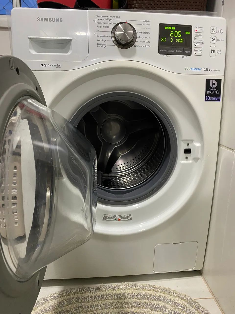 Lavadora SAMSUNG  ecobuble 10,1kg - Foto 5