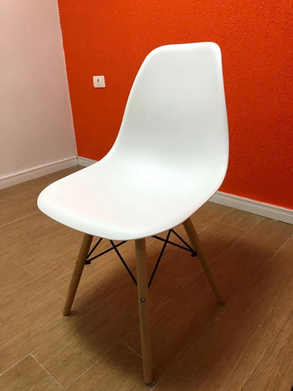 Cadeira Charles Eames Eiffel Branco (6 unidades)