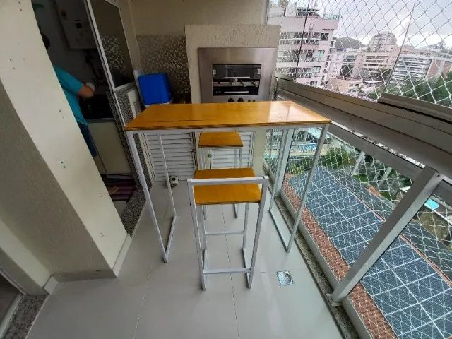 Balcão com duas banquetas industrial - Foto 5
