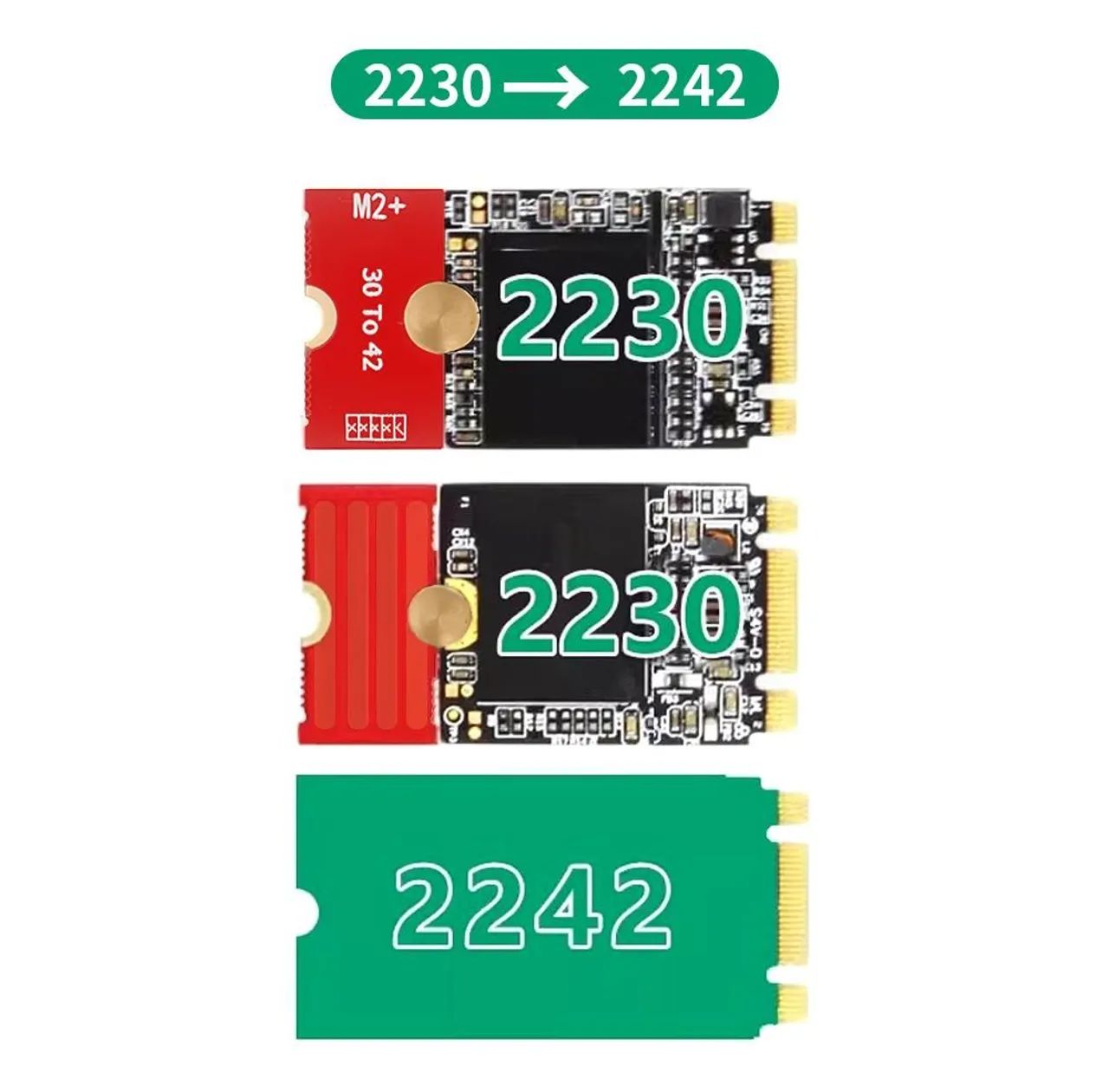 Extensão adaptador para SSD M2  - Foto 4