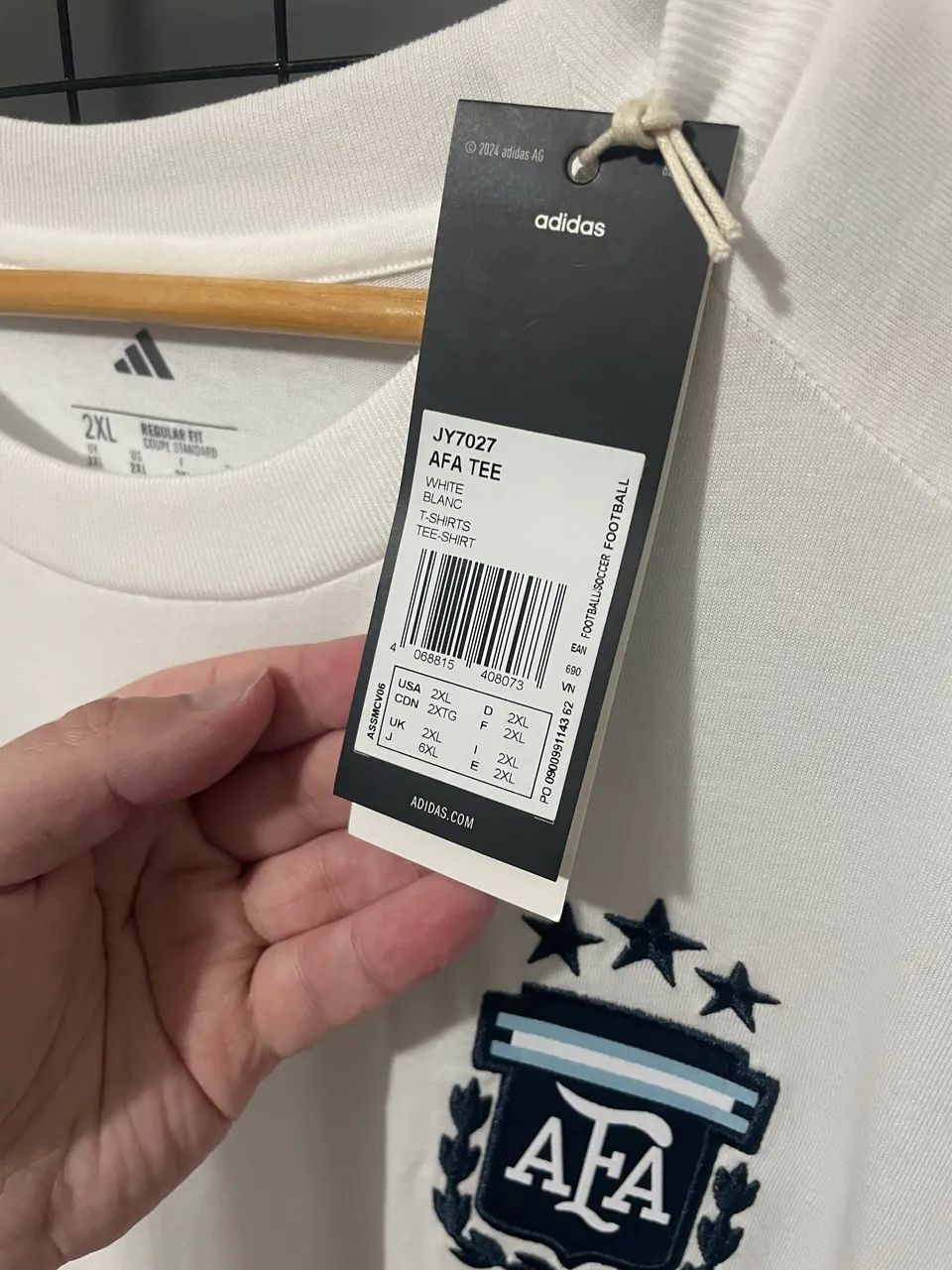 Camisa Adidas Argentina Tiro 2026 - Foto 3